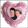 Customised Pink Heart shape Pillow with Sparkles (Dad) - Click here to View more details about this Product